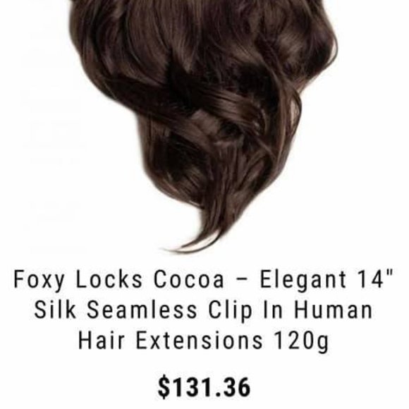 Foxy Locks Hair extensions/Cocoa - Picture 1 of 2